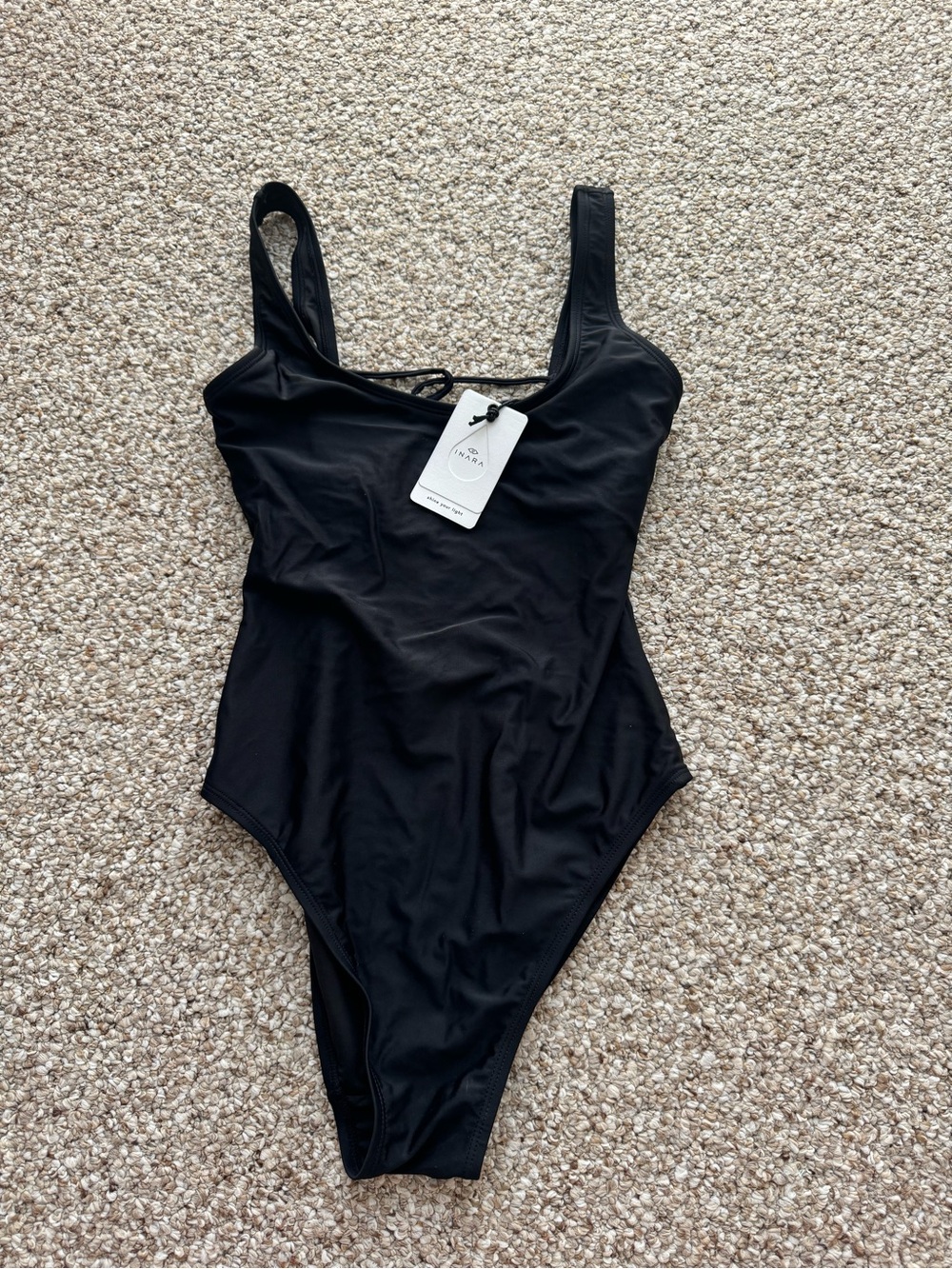 Black One-Piece Swimsuit